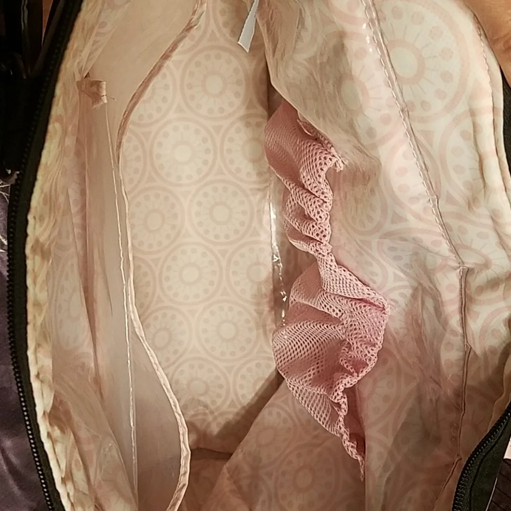 CARTER'S Diaper Bag Pink and Black